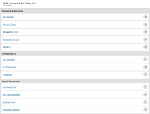 Tablet Screenshot of gadeinsurance.com